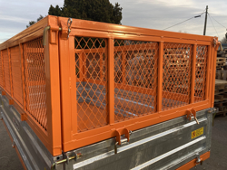 remorque tri benne agricole pour tracteur 2 tonnes modèle rm 14t3s