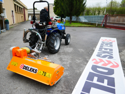 broyeur d accotement léger volpe 100 pour micro tracteur