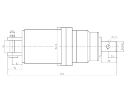 tarrière hydraulique pour mini pelles zhd245