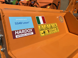 broyeur déportable hydraulique à marteaux pour tracteur mod leopard 180 sph