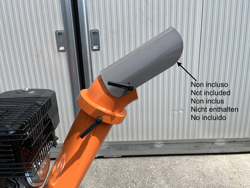 goulotte courte decharge pour dk800