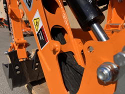 pelle rétro universelle pour micro tracteur drs 1000t