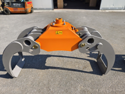 grappin à bois pour pelles et grues capacité 2500kg mod dk 18