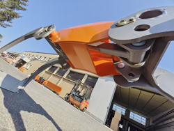 grappin à bois pour pelles et grues capacité 2500kg mod dk 18