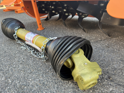 rotovator pour tracteur série moyenne 125cm de travail déport manuel mod dfm 125