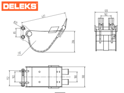 godet pour mini pele 300 s100