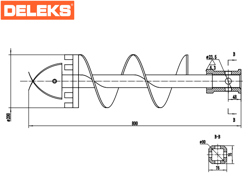 méche diamètre 20cm s100