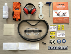 broyeur de branches thermique dk 800 lf à tambour moteur 15cv