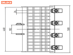 godet pour mini pele s100 500st