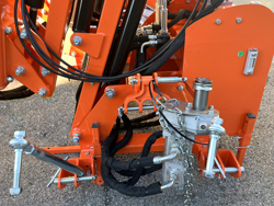 epareuse hydraulique pour tracteur avec broyeur ou taille haie mod merlo