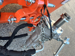 epareuse hydraulique pour tracteur avec broyeur ou taille haie mod merlo