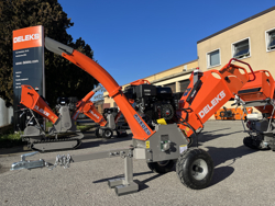 broyeur de branches thermique dk 800 lf à tambour moteur 15cv