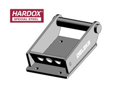 attache pour mini pelle ms01