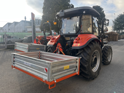 bennette de transport basculante pour tracteur mod t 1800 h