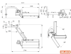 broyeur d accotement giraffa170 pour tracteur fruitier deleks