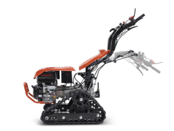 motoculteur reversible sur chenilles moteur loncin essence