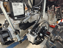 motoculteur reversible sur chenilles moteur loncin essence