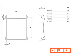 godet pour mini pele s100 600s30