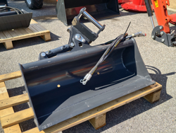 godet orientable pour mini pele s100 800s30