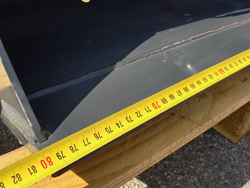 godet orientable pour mini pele s100 800s30