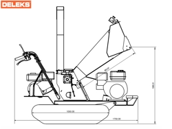 broyeur de branches thermique dk 1000t