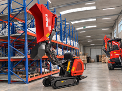 minidamper a moteur kubota m8000