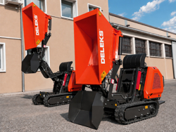 minidamper a moteur kubota m8000