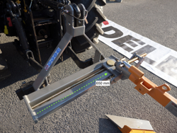 1 schaar ploeg met wiel voor smalspoor tractoren mod dp 35