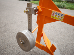 één schaar wentelploeg voor kleine tractoren zoals z b iseki kubota mod drp 25