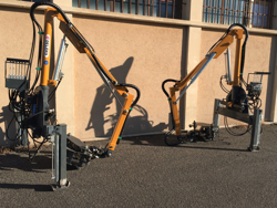 hydraulische bosbouwkraan met houtklem voor tractoren mod crab 3000