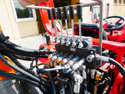 hydraulische bosbouwkraan met houtklem voor tractoren mod crab 3000