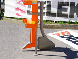 diepwoeler woelpoot cultivator voor tractoren zoals bijv. kubota mod dr 60