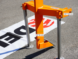 diepwoeler woelpoot cultivator voor tractoren zoals bijv. kubota mod dr 60