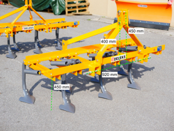 cultivator met 7 vleugelscharen ganzenvoeten 165 cm breed mod. de 165 7 v