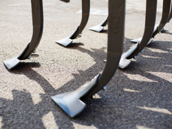 cultivator met 7 vleugelscharen ganzenvoeten 165 cm breed mod. de 165 7 v