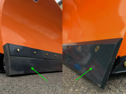 schneeschild für minibagger oder gabelstapler 175 cm mittelschwere ausführung mod ln 175 m