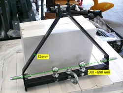 ackerrail met driepunts ophanging