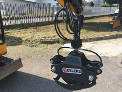 houtgrijper houtklem grijper met rotator voor kranen en minigraafmachines van 1 5 tot 2 5t mod dk 10 gr 10