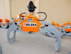 houtgrijper houtklem grijper met rotator voor kranen en minigraafmachines van 1 8 tot 3 5t mod dk 11 gr 30