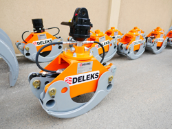 houtgrijper houtklem grijper met rotator voor kranen en minigraafmachines van 1 8 tot 3 5t mod dk 11 gr 30