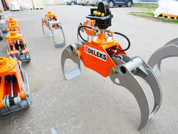 houtgrijper houtklem grijper met rotator voor kranen en minigraafmachines van 1 8 tot 3 5t mod dk 11 gr 30