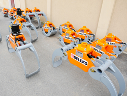 houtgrijper houtklem grijper met rotator voor kranen en minigraafmachines van 1 8 tot 3 5t mod dk 11 gr 30