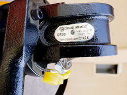 houtgrijper houtklem grijper met rotator voor kranen en minigravers van 1 8 tot 3 5t mod dk 11c gr 30f