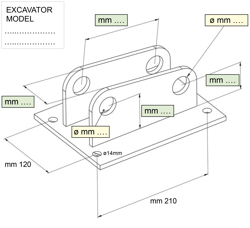 adapter voor minigraafmachine