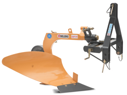 1 schaar ploeg met wiel voor smalspoor tractoren mod dp 35