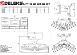 schneepflug mit dreipunkt aufnahme 300cm mod lnv 300 c
