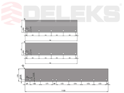 reserve slijtstrip voor sneeuwploegen ssh 04 2 6