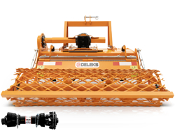 grondfrees met kruimelrol voor tractor mod dfu 140