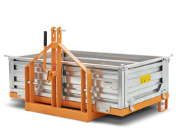 kiepbare transportbak grondbak achterbak voor tractoren mod t 2000