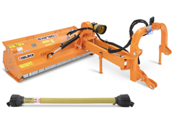 verstek klepelmaaier zware uitvoering voor tractoren van 50 90 pk mod alce 140